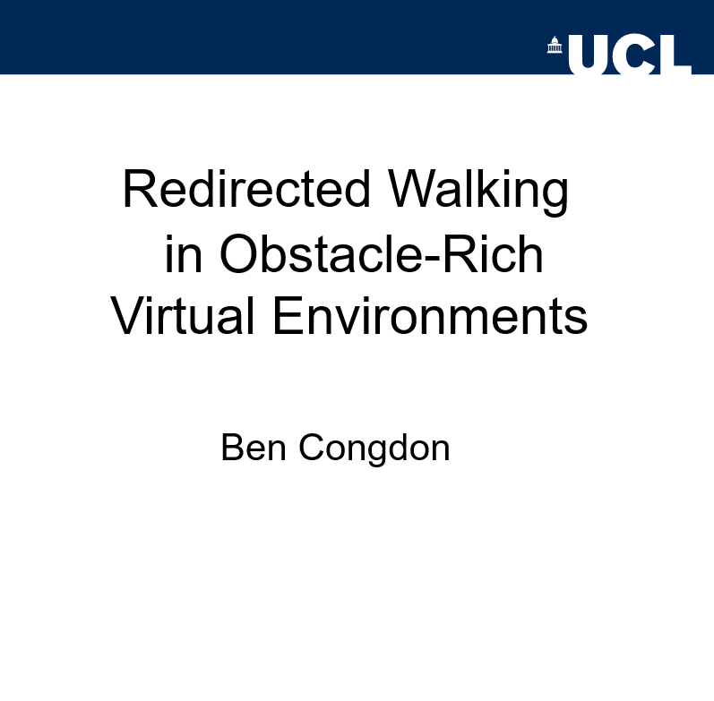 Redirected Walking in Virtual Environments 